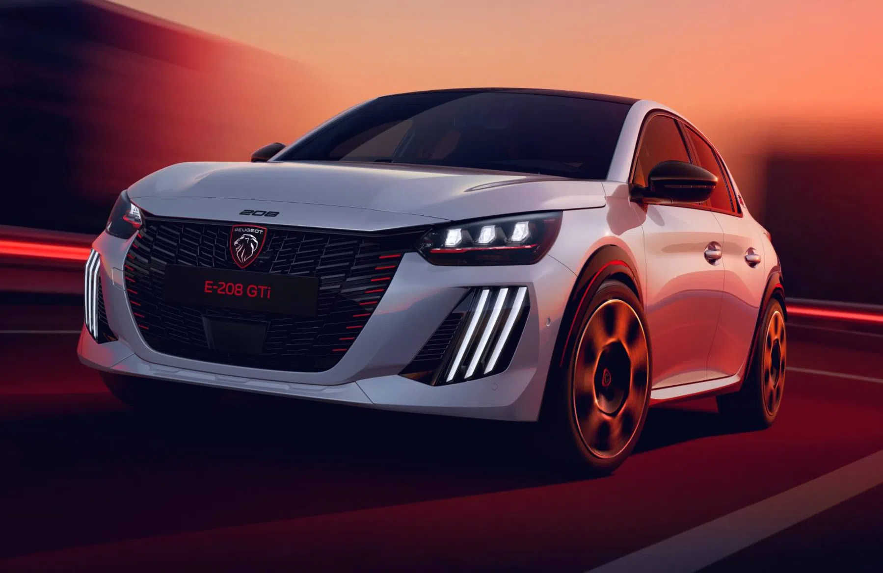 Peugeot e-208 gti render